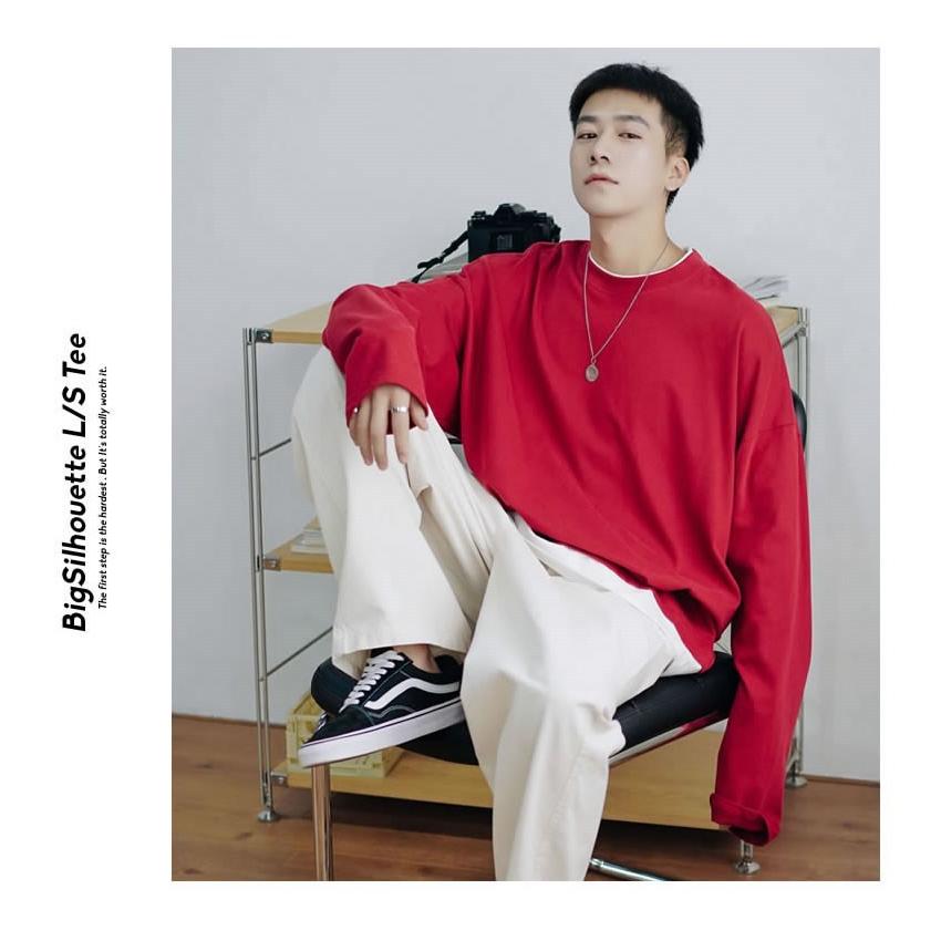 ビッグシルエット ロンt 長袖tシャツ レイヤード 重ね着風 おしゃれ かっこいい ゆるい 韓国 ファッション ストリート系 ブランド メンズ 服 21 春 新作 Stttm0 Shoowtime 韓国ファッション 通販 Yahoo ショッピング