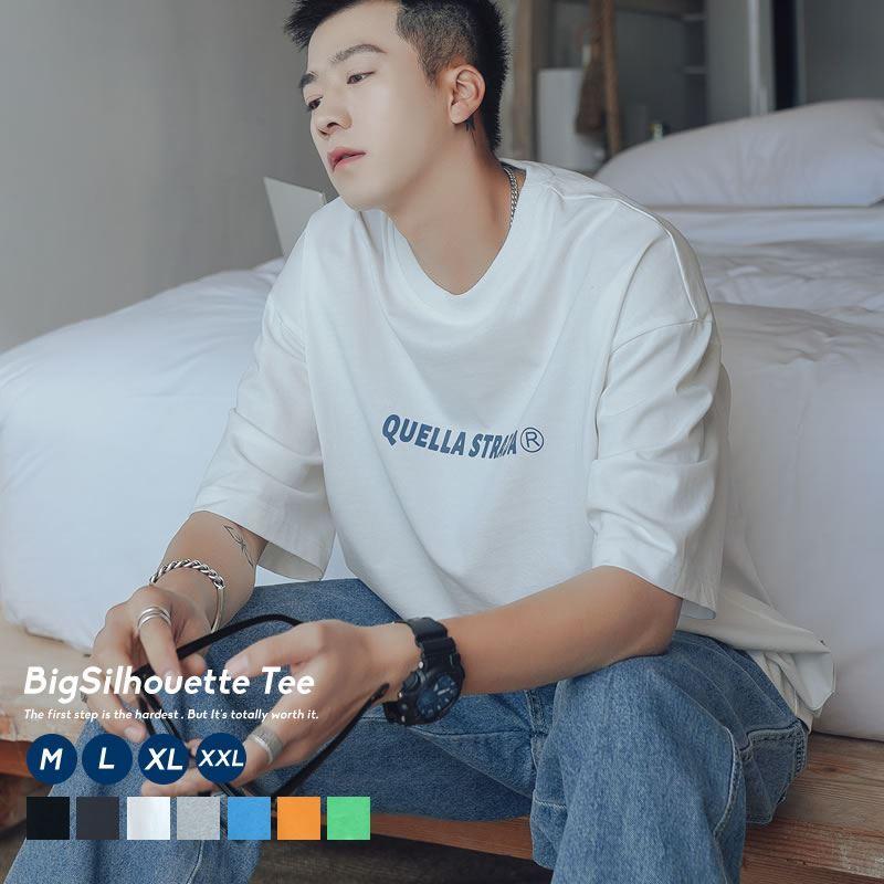 Tシャツ メンズ 半袖 オーバーサイズ ビッグシルエット ワードプリント おしゃれ ブランド 韓国ファッション オルチャンファッション Stttm049 Shoowtime 韓国ファッション 通販 Yahoo ショッピング