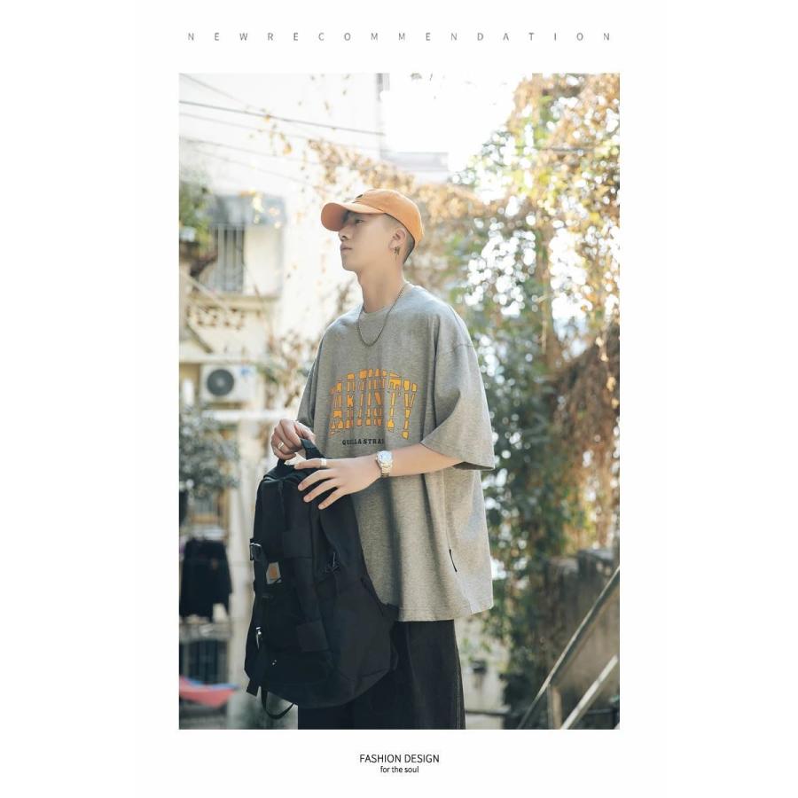 Tシャツ メンズ ビッグシルエット オーバーサイズ カレッジロゴプリント 韓国ファッション ストリート系 ブランド レディース Stttm055 Shoowtime 韓国ファッション 通販 Yahoo ショッピング