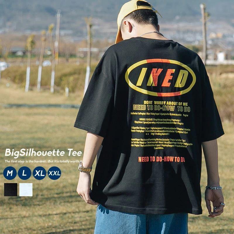 Tシャツ メンズ 半袖 オーバーサイズ ビッグシルエット バックプリント ブランド おしゃれ 韓国 ファッション ストリート系