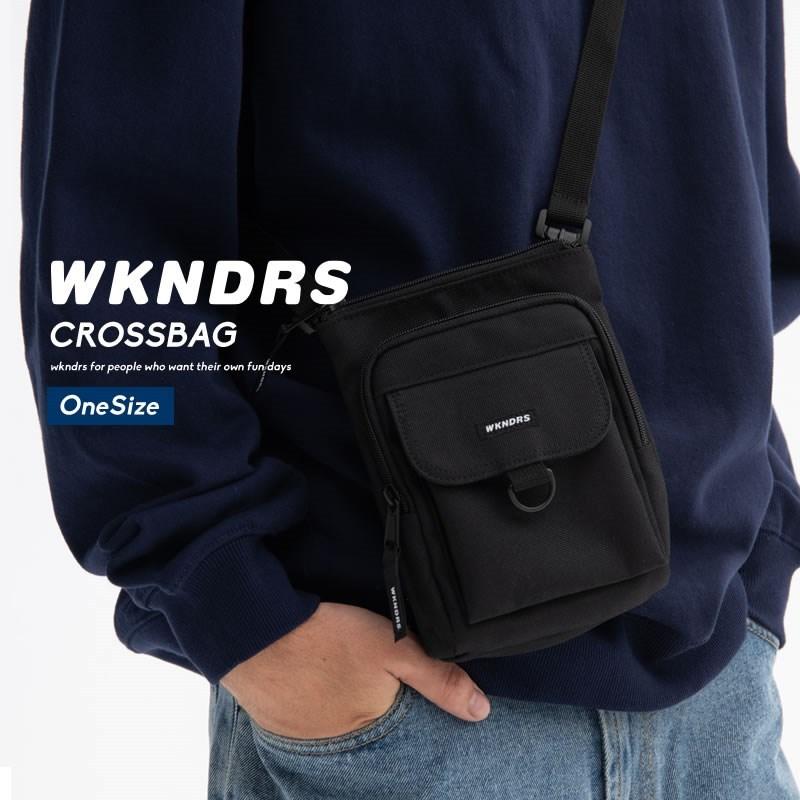 Wkndrs ウィークエンダーズ クロスボディバッグ ミニショルダー ポーチ メンズ レディース 韓国ブランド ストリート系 レトロ カジュアル Wdbtm002 Shoowtime 韓国ファッション 通販 Yahoo ショッピング