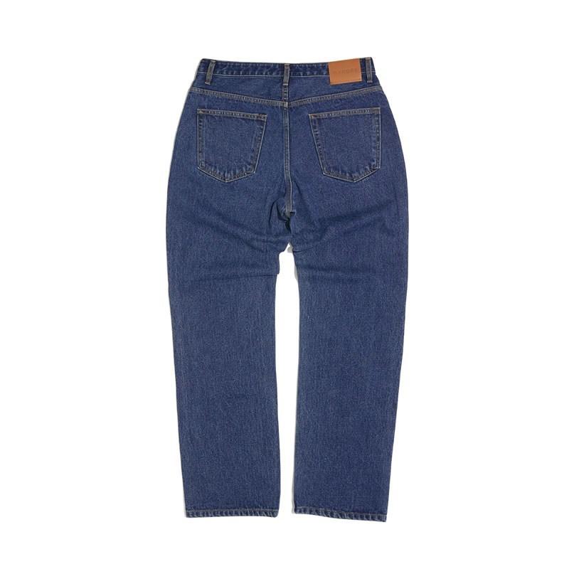 WKNDRS ウィークエンダーズ ベーシックデニムパンツ ダークデニム ジーンズ ワイドパンツ メンズ | WEEKEND（ER） | 02