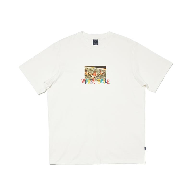Wkndrs ウィークエンダーズ Tシャツ 半袖 イラスト ホワイト メンズ ブランド 韓国ファッション ストリート カジュアル おしゃれ Wdttm018 Shoowtime 韓国ファッション 通販 Yahoo ショッピング