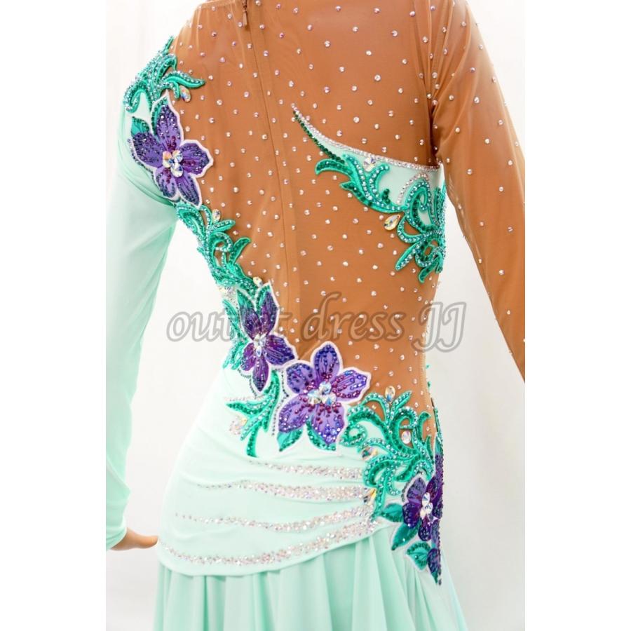 SALE　社交ダンス・ダンス衣装　インポート品　ヨーロッパ製　【15万円均一】L317　ペパーミント Mサイズ |  | 05