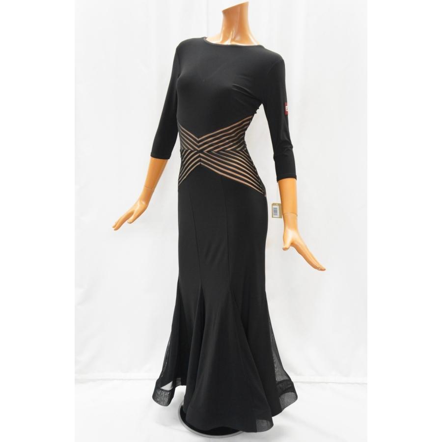 早割クーポン 社交ダンス ダンス衣装 インポート品 ウエストラインワンピース ブラック M L 定価 44 000円 100 本物保証 Kuljic Com