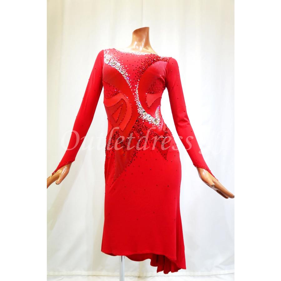 社交ダンス・ダンス衣装　インポート品　ヨーロッパ製 一点物　L0441　フラメンコ |  | 01