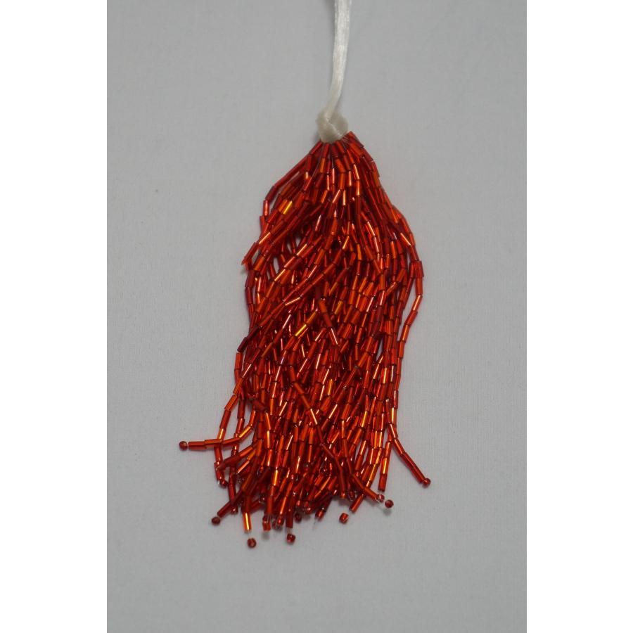 【SALE】クリスタルビーズ　糸通し竹ビーズ　10cm丈　50本｛フラメンコ｝ セール価格660円(込)/定価1,980円(込) | 