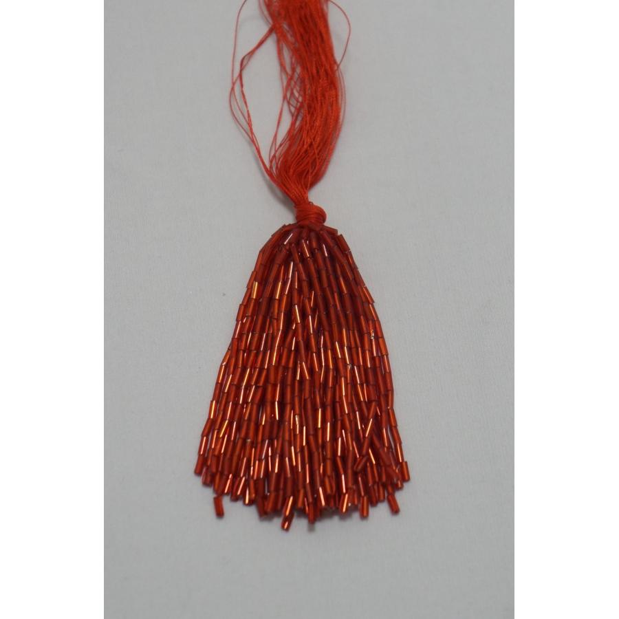 【SALE】クリスタルビーズ　糸通し竹ビーズ　7cm丈　50本｛フラメンコ｝ セール価格550円(込)/定価1,650円(込) | 