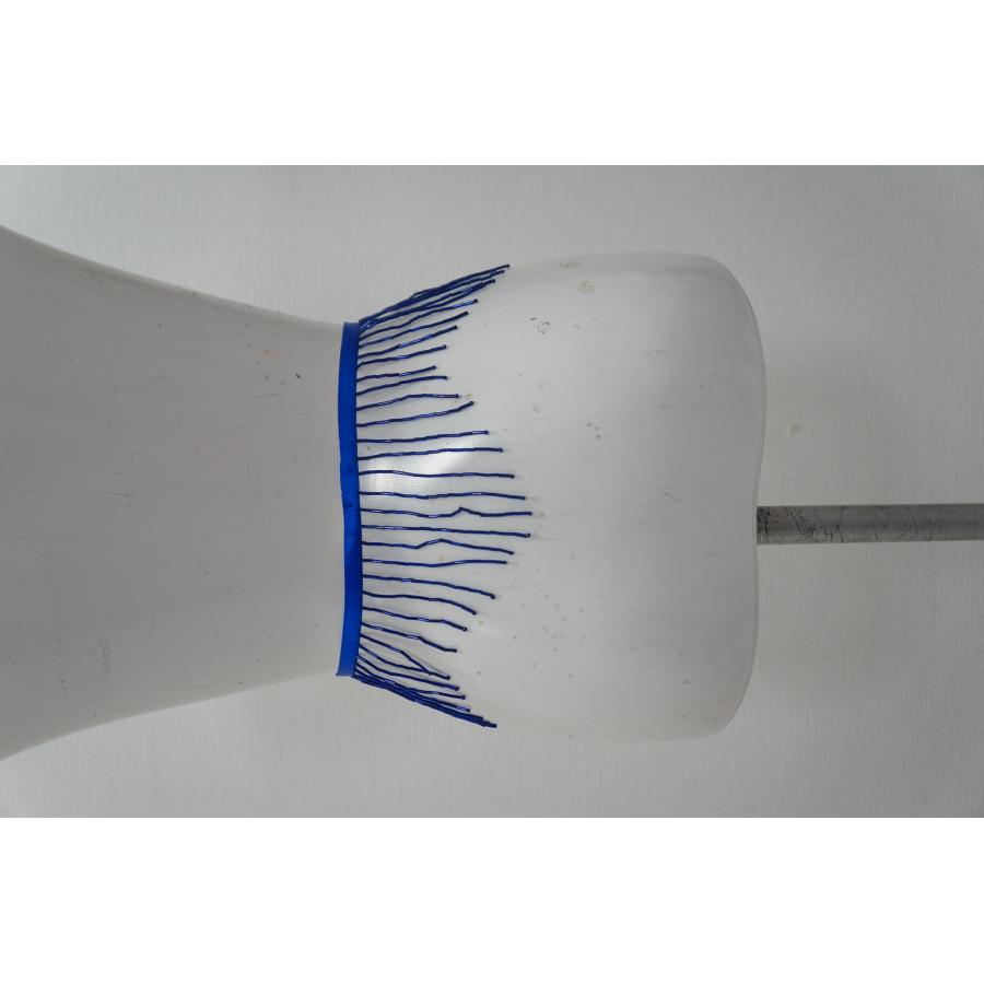【SALE】ウェーブビーズフリンジ　｛サファイア｝ 50cm〜10cm刻み　定価から70%引き→セール価格10cm165円(込) |  | 02