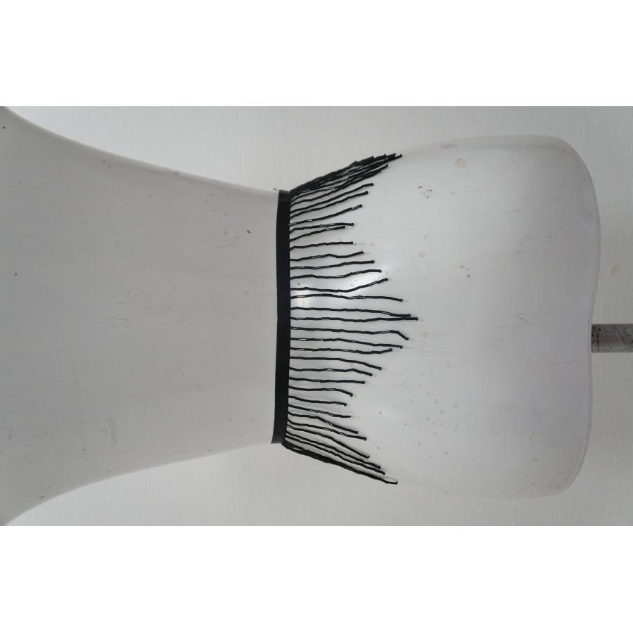 【SALE】ウェーブビーズフリンジ　｛ブラック｝ 50cm〜10cm刻み　定価から70%引き→セール価格10cm165円(込) |  | 02