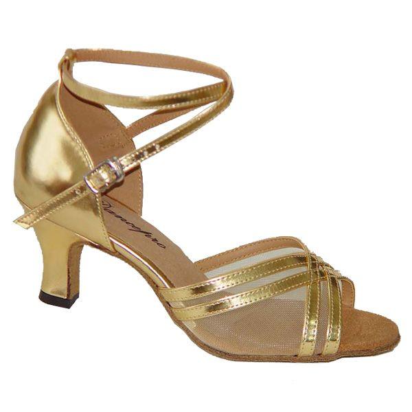 社交ダンスシューズ_ラテンシューズ_セミオーダー_ゴールド_160301 | 
