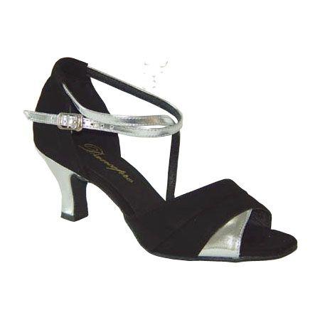 社交ダンスシューズ_パーティーシューズ_セミオーダー_黒ブラック_16903 | 