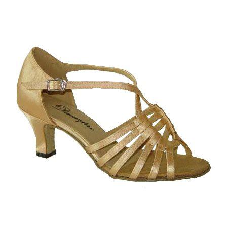 社交ダンスシューズ_ラテンシューズ_セミオーダー_べージュ_166105 | 