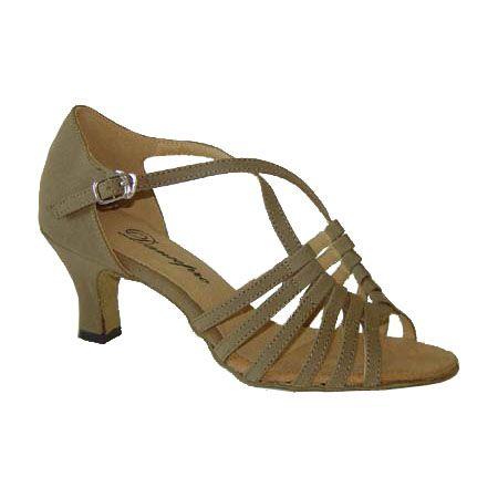 社交ダンスシューズ_ラテンシューズ_セミオーダー_茶_166107 | 