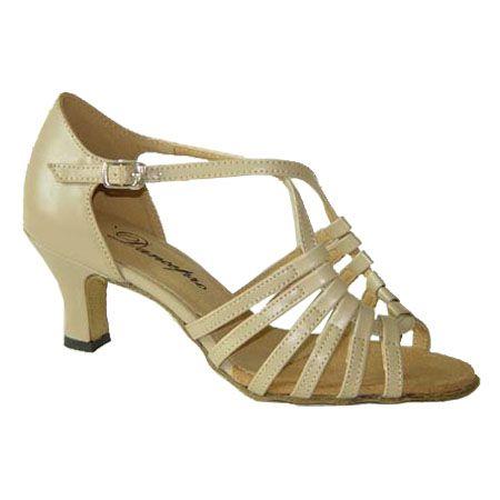 社交ダンスシューズ_ラテンシューズ_セミオーダー_ベージュ_166111 | 