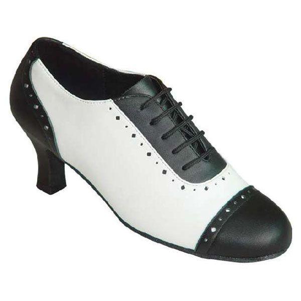 社交ダンスシューズ_ティチャーズ_サルサダンスシューズ_セミオーダー_白黒ブラック_200701 | 