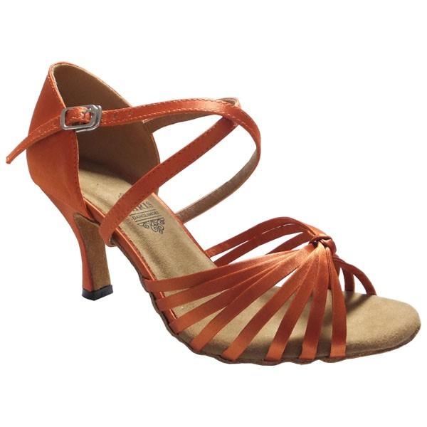 社交ダンスシューズ_ラテンシューズ_即納商品_お買得商品_オレンジブラウン_271401 | 