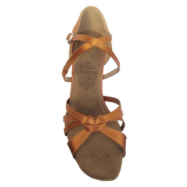 社交ダンスシューズ_ラテンシューズ_即納商品_お買得商品_オレンジブラウン・279101 |  | 02