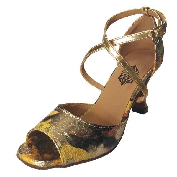 社交ダンスシューズ_ラテンシューズ_即納商品_お買得商品_イエロー・280309 |  | 01