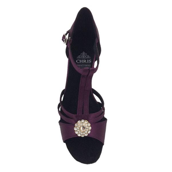 社交ダンスシューズ_ラテンシューズ_即納商品_お買得商品_紫・282001 |  | 01