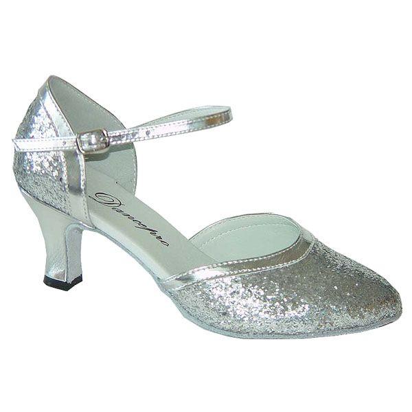 社交ダンスシューズ_パーティーシューズ_セミオーダー_シルバー_681204 | 