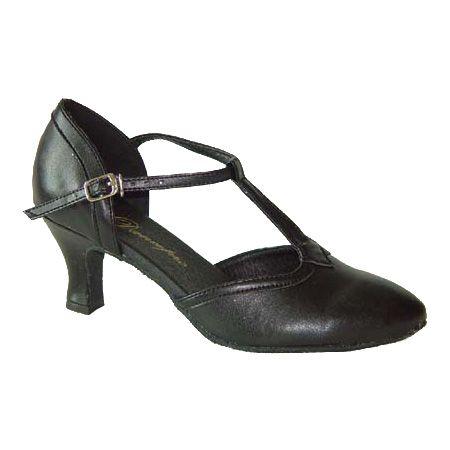 社交ダンスシューズ_兼用シューズ_セミオーダー_黒ブラック_681408 | 