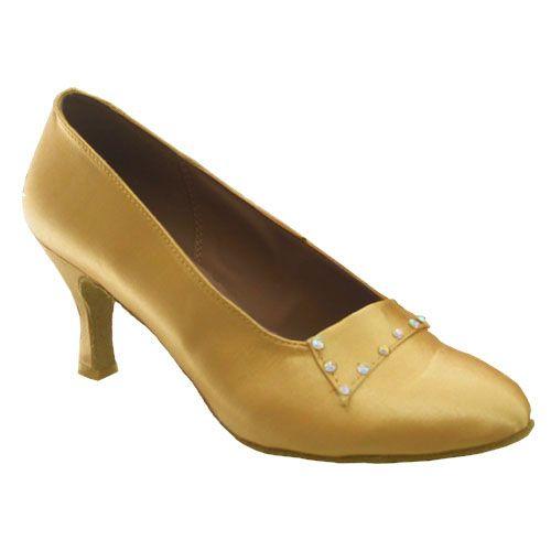 社交ダンスシューズ_モダンシューズ_セミオーダー_ベージュ_683501 | 