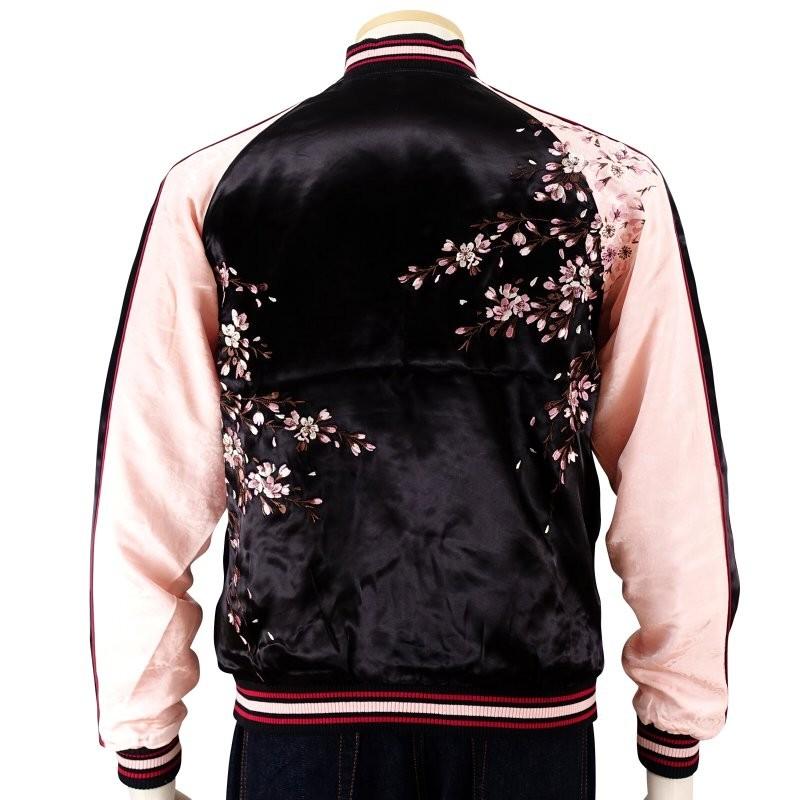 枝垂れ桜刺繍スカジャン Japanesque【ジャパネスク】 3RSJ-753 和柄｜dandara｜03