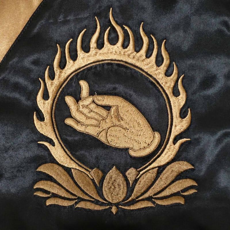 千手観音刺繍スカジャン satori GKJ-005 和柄 : だんだら Yahoo!店