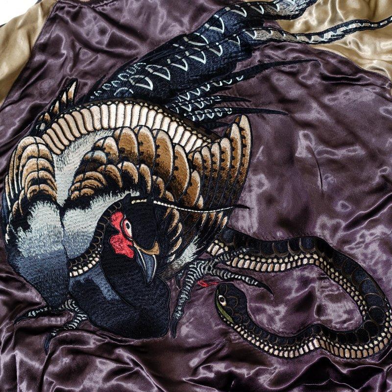kmrii蛇刺繍スカジャン　サイズ2 kmrii蛇刺繍スカジャン サイズ2 - メルカリ
