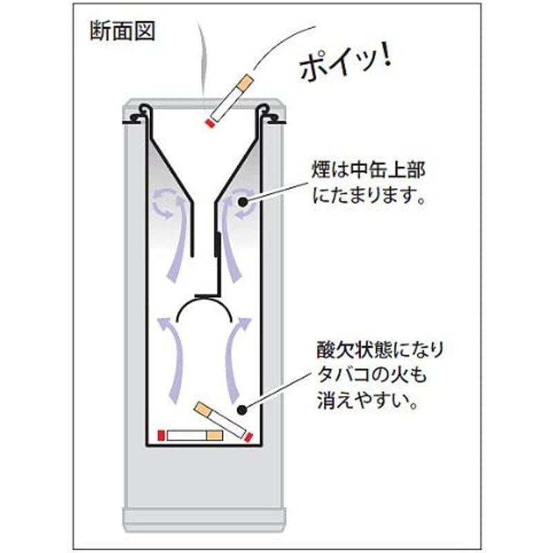 テラモト　灰皿　消煙灰皿　白