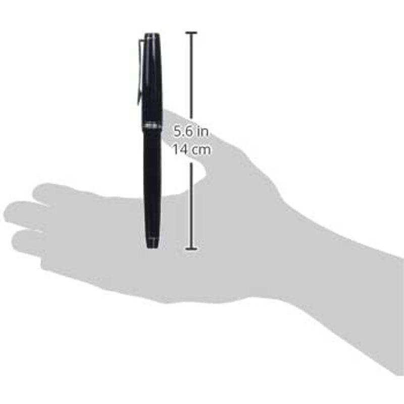 宅送][宅送]パイロット 万年筆 エラボー 細字・軟 ブラック FE-18SR-B