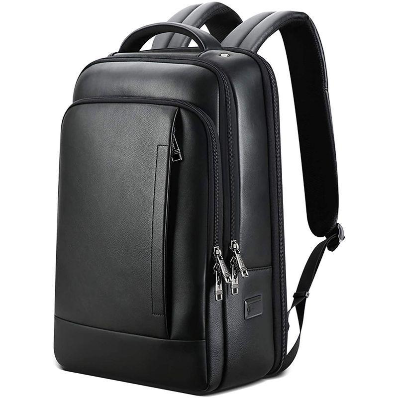 Ariga リュック メンズ 本革 牛革 スクエア 15.6インチPC収納 A4 レザー 防水 大容量 リュックサック バックパック ビジネ リュック メンズ 本革 牛革 スクエア 6インチPC収納 A4 レザー 防水 大容量 リュックサック バックパック ビジネ