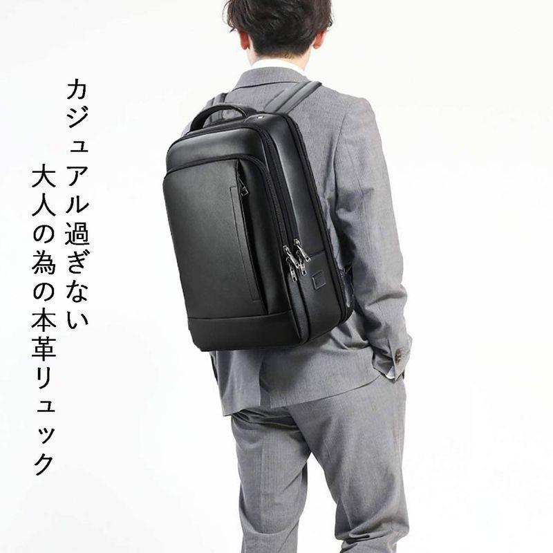 Ariga リュック メンズ 本革 牛革 スクエア 15.6インチPC収納 A4 レザー 防水 大容量 リュックサック バックパック ビジネ リュック メンズ 本革 牛革 スクエア 6インチPC収納 A4 レザー 防水 大容量 リュックサック バックパック ビジネ