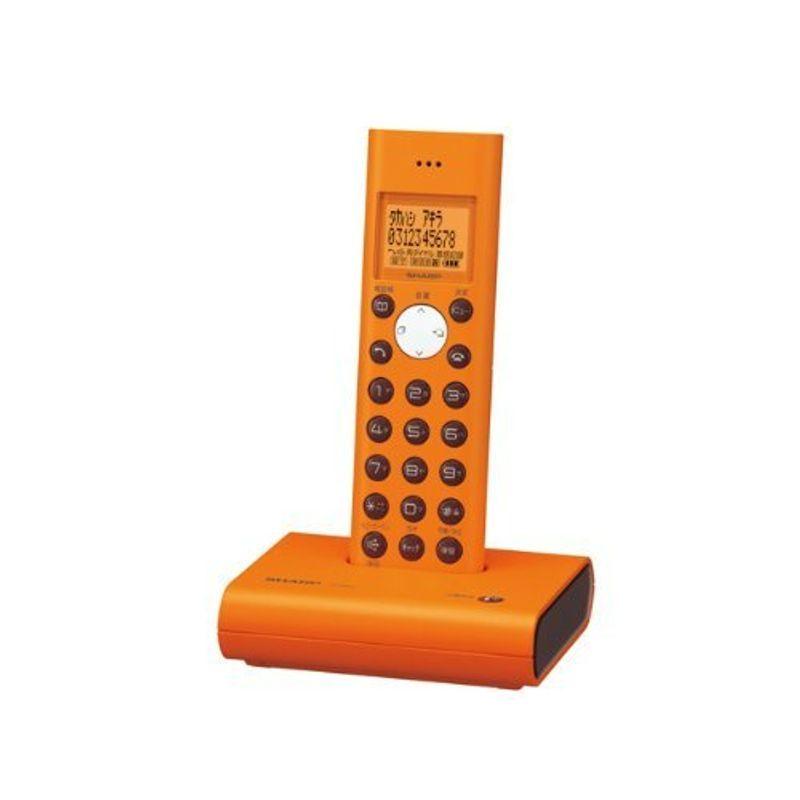 SHARP デジタルコードレス電話機 親機のみ オレンジ系 JD-S05CL-D