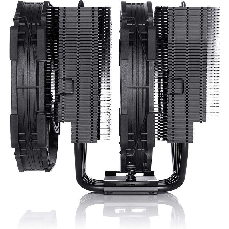 Noctua NH-D15 chromax.black， ツインタワー CPUクーラー (140mm， ブラック) NH D15 chromax black， ツインタワー CPUクーラー 140mm， ブラック