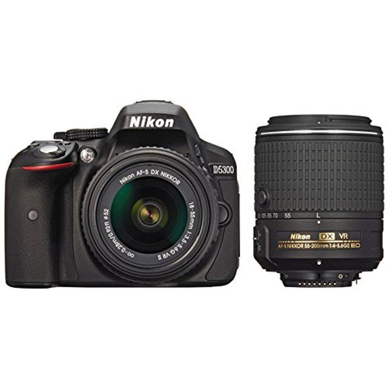 18%OFF Nikon デジタル一眼レフカメラ D5300 ダブルズームキット2 ブラック Konseen 撮影用レフ板 ハンドル付 60x90cm 銀 白 楕円レフ板 in 折り畳み スタジオレフ板 マルチレフ板 収納ポッ