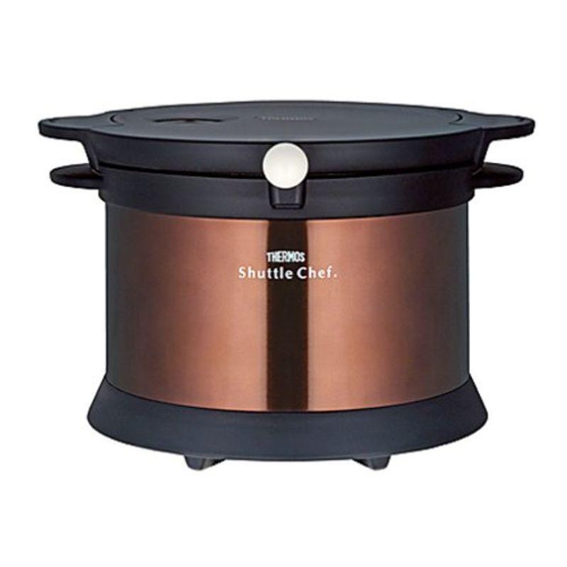 専門ショップサーモス 真空保温調理器 シャトルシェフ クリアブラウン
