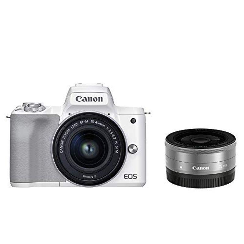 高品質】【高品質】Canon ミラーレス一眼カメラ EOS Kiss M2 ダブル