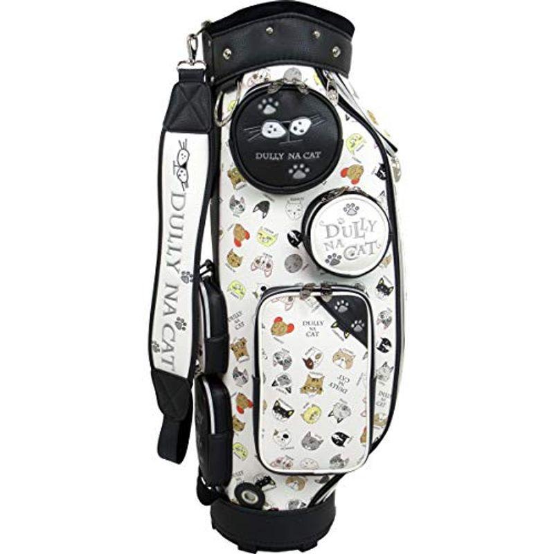 DULLY NA CAT(ダリーナキャット) キャディバッグ 8.5型 DN-CB02 シルバー