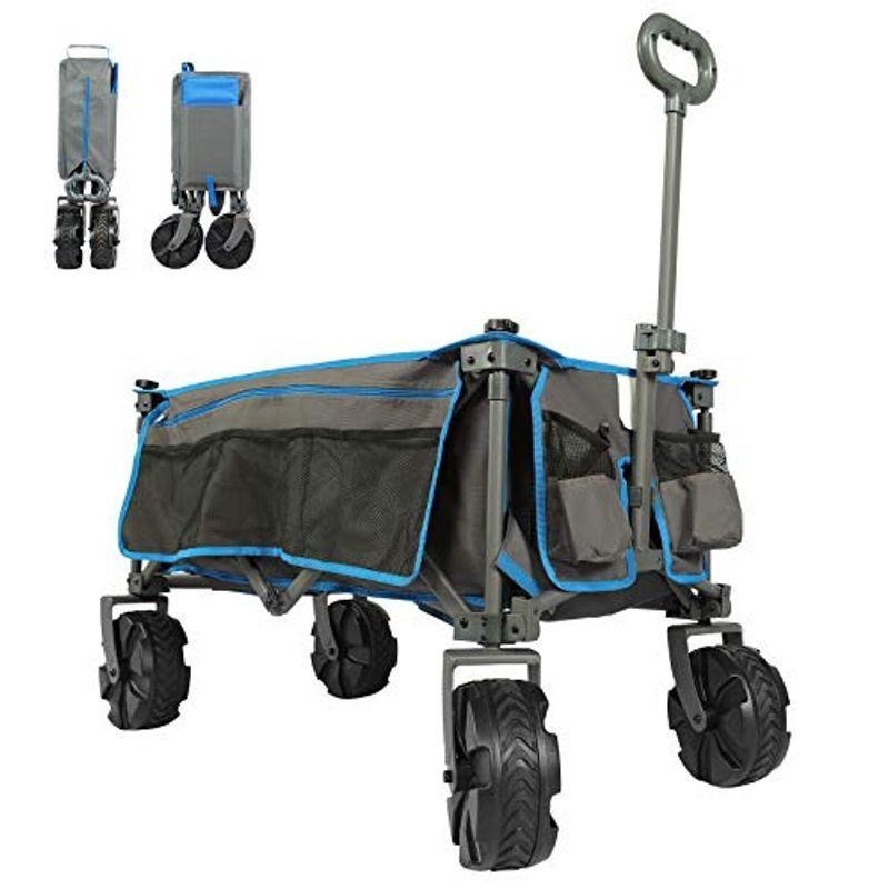 Timber Ridge アウトドアワゴン 折り畳み 収束式 丸洗い キャンプカート キャリーワゴン