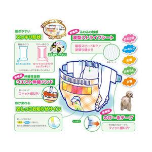 第一衛材 男の子 女の子のためのマナーおむつ のび るテープ付 Ssサイズ 64枚 犬用 ジャンボパック 体重2 5kg おむつ 国際ブランド