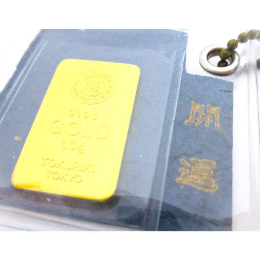 純金 インゴット 10g 新品 未開封 金 延べ棒 徳力本店 24金 公式