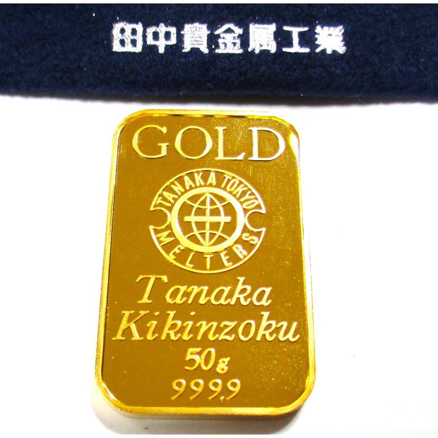 インゴット 純金 金 50g 新品 田中貴金属 純金 インゴット50g 24金 延べ棒 公式国際ブランド 金の延べ棒 金塊 正規保存袋付｜dandelion-onlineshop｜03