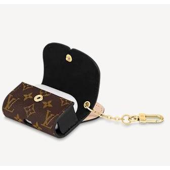 ルイヴィトンバッグ チャーム イヤホンケース AirPods pro 新作 新品 GI0566 エテュイ・イヤホン LOUIS VUITTON  正規ラッピング ネコ ねこ 猫