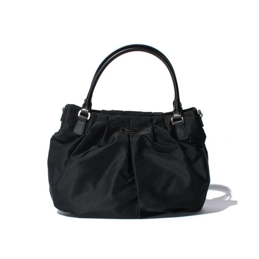 アニエス・ベー　バッグ アニエスベー agnes b. ロゴトートバッグ 小 GO03-02 ブラック