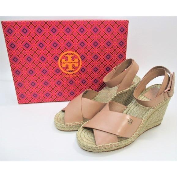 TORY BURCH トリーバーチ サンダル ウェッジソールサンダル レザー  