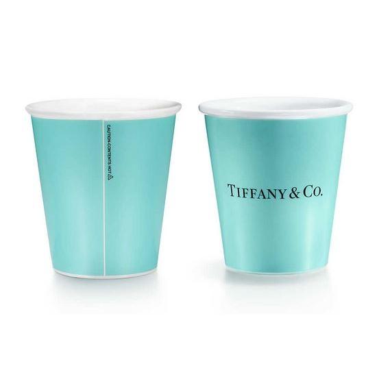 ティファニー 食器 結婚祝い 熨斗対応 ペーパーカップ ボーンチャイナ2個セット Tiffany & Co. お祝い ペアグラス ギフト 記念品｜dandelion-onlineshop｜02