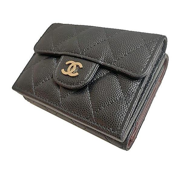 シャネル CHANEL 財布 ミニ財布 新品 正規品 コンパクト財布 正規