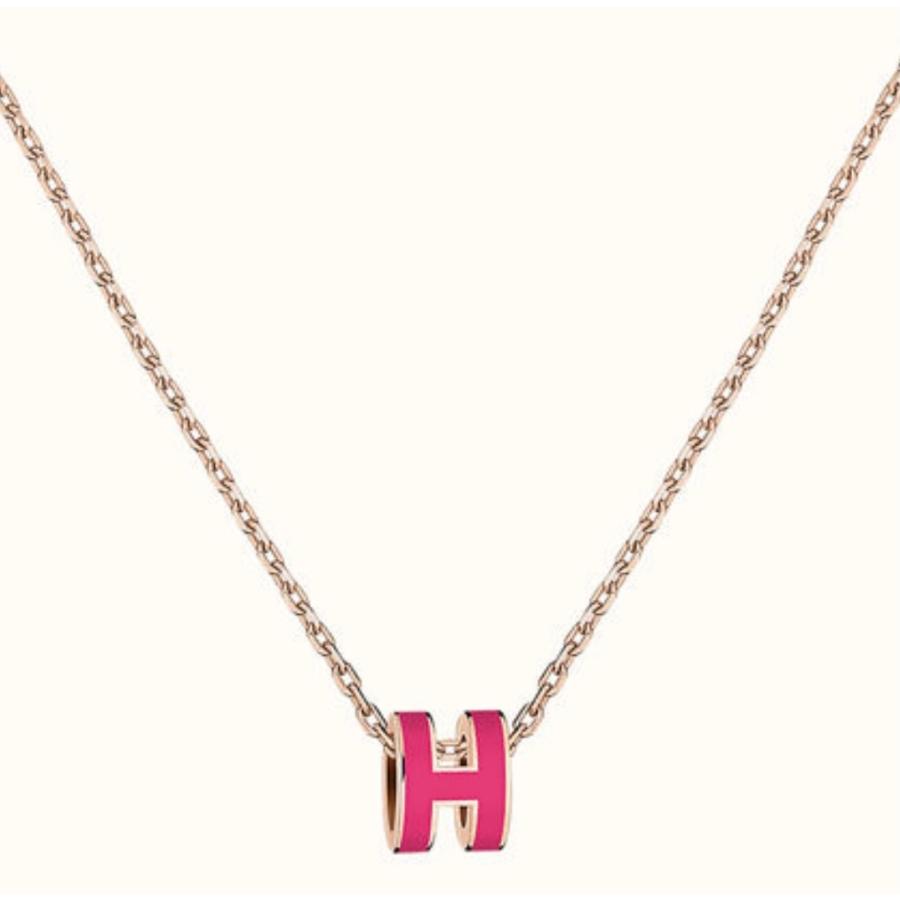 HERMES エルメス ポップhミニ　美品 ◇HERMES◇エルメス Mini Pop H pendant ミニポップH ペンダント